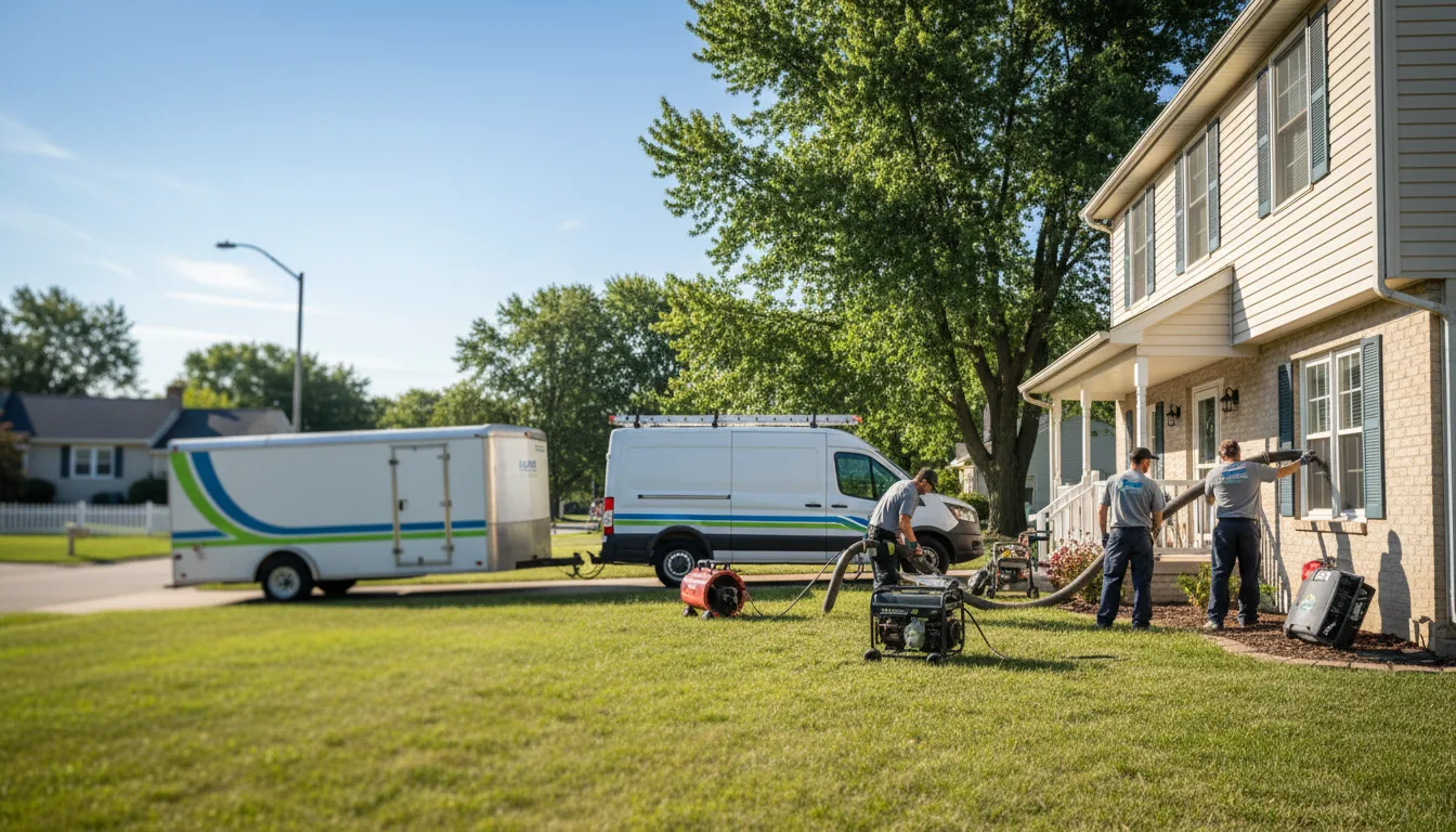 Flooded Basement Restoration And Cleanup With Repair in Steward, IL near me